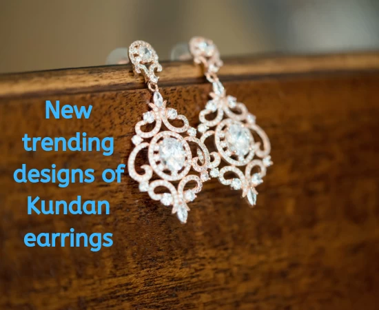 New trending designs of Kundan earrings