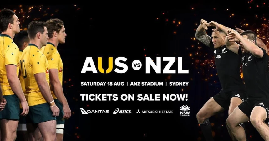 The Qantas Wallabies will take on New Zealand All Blacks for the Bledisloe Cup in a Rugby