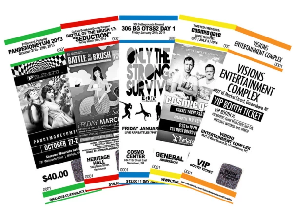 All About Custom Ticket Printing