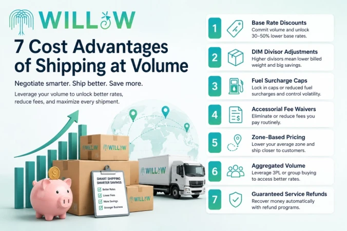 7 Carrier Cost Advantages That Come With Shipping at Volume