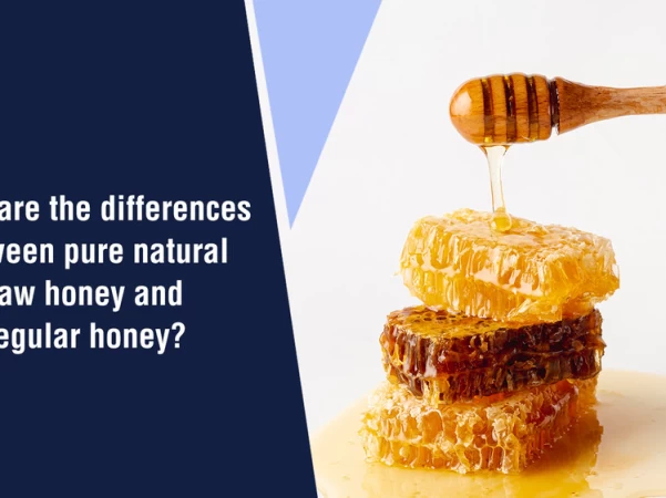 What are the differences between pure natural raw honey and regular honey?
